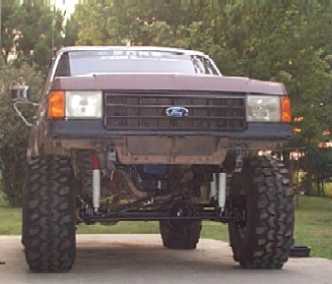 7 inch lift; 39.5 inch tires; straight axle conversion