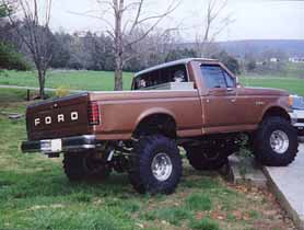 6 inch Tuff Country Lift; 38.5 inch tires