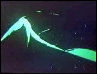 [Invid Regis dejando la Tierra]