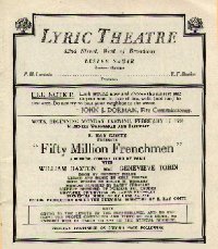 Fifty Million Frenchmen [program[