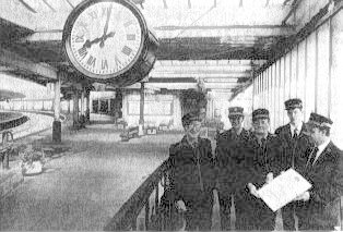 Carnforth Station has been voted the best station In British Rail's Preston area. Pictured right is traffic manager, Roger Hammond with the award with, from the left: Robert Dickinson, chargeman: Raymond Catton, chargeman: Ken Garnett, railman and Derek Metcalfe, leading railman.