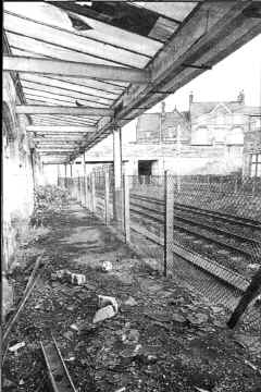 Sorry tale: Carnforth Station is in decay.