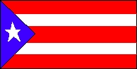 Nuestra mono estrellada hermosa bandera de Puerto Rico.