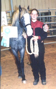 Karma Farms' Dance Magic was the 1998 Champion Original at Halter with Victoria Speir showing