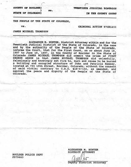 county court criminal action page one