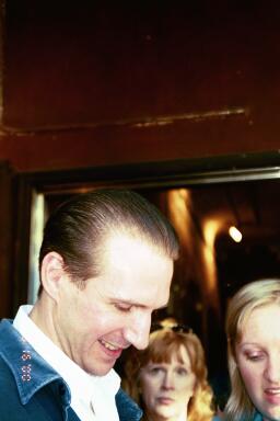 Ralph signing autographs