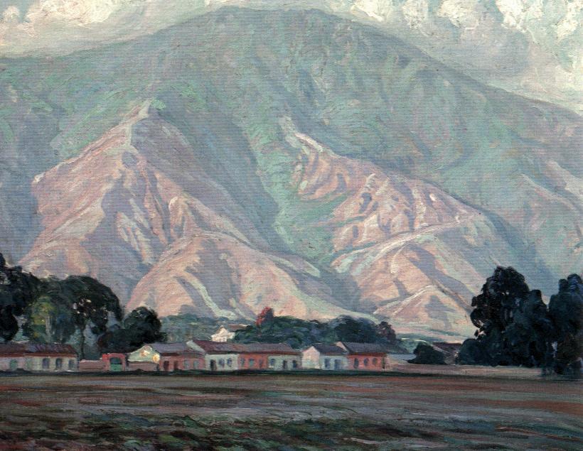 Cuadro de Manuel Cabr�: La Silla de Caracas: �vila