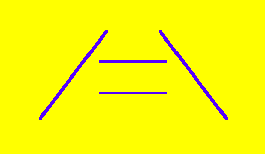 Which line is longer?