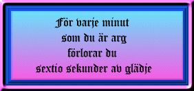 F&ouml;r varje minut ...