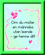 Om du m&ouml;ter ...