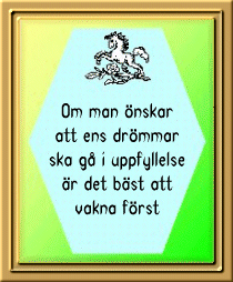 Om man &ouml;nskar ...