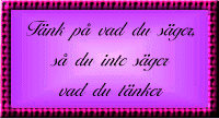 T&auml;nk p&aring; vad ...