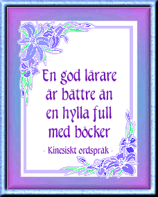 En god l&auml;rare ...