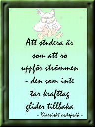 Att studera &auml;r ...
