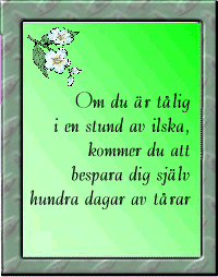 Om du &auml;r ...