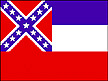 Mississippi state flag, adopted 1894.