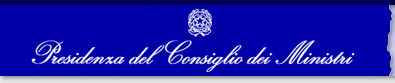 PRESIDENZA CONSIGLIO DEI MINISTRI ITALIANO