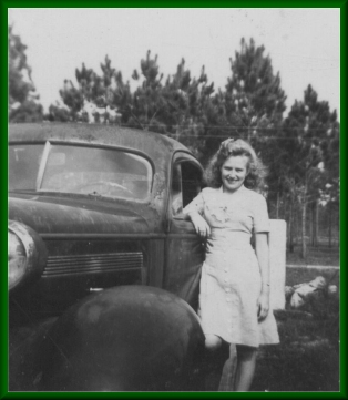 Mildred and our old truck