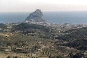 Calpe view from mountains