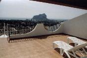 Calpe Park - view from terrace, sun roof, whole day long, excellent for sunbatthing