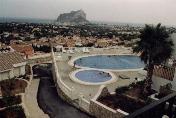 View to Rock Ifach of Calpe - Easter 1996