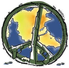 Peace Symbol, by Mark Armstrong