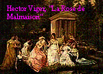 Hector Viger, "La Rose de Malmaison": Josephine in front of the Temple of Love