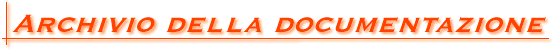 Archivio della documentazione
