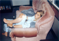 Helyn after the walk