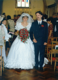 Kevin and Gillian In Church