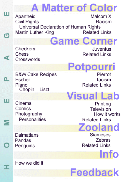 Clickable Map of the site (61K)