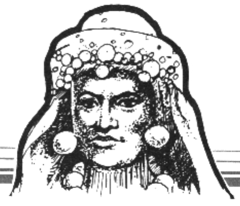 Kahina Dihya bat Tabet haKohen, 
chieftess of the Jerawa Zenata 
of the Aures Mountains.