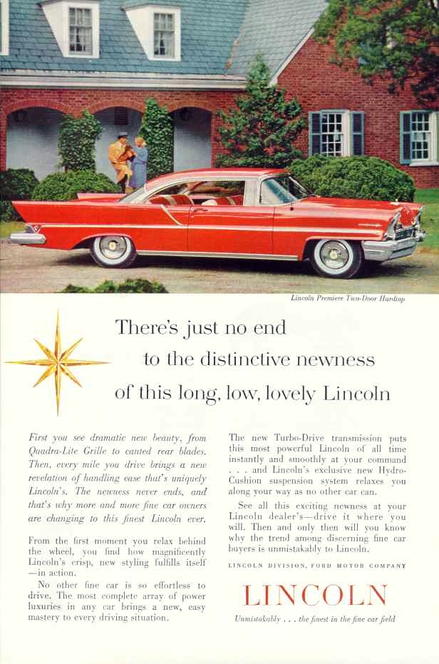 1957 Lincoln Premiere Hardtop 2d.jpg (296062 bytes)