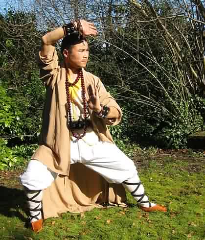 Master Xing Du During A Visit To Wales.