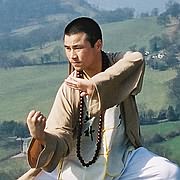 Photo of Kungfu Master Xing Du, during visit to North Wales.