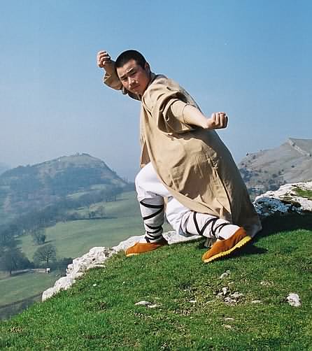 Master Xing Du During A Visit To Wales.