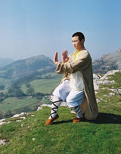 Master Xing Du During A Visit To Wales.