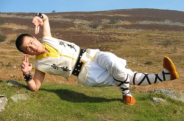 Master Xing Du During A Visit To Wales.