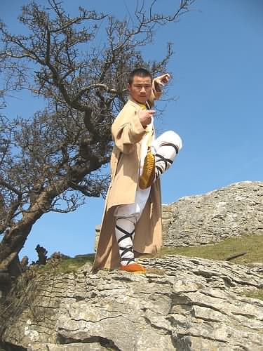 Master Xing Du During A Visit To Wales.