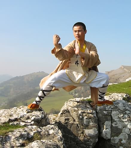 Master Xing Du During A Visit To Wales.