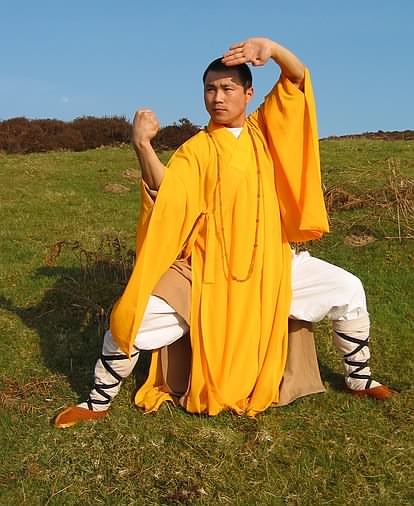 Master Xing Du During A Visit To Wales.