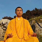 Photo of Kungfu Master Xing Du, during visit to North Wales.