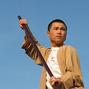 Photo of Master Xing Du demonstrating a Kungfu position.