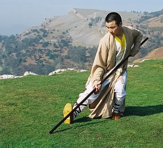 Master Xing Du During A Visit To The Welsh Mountains.