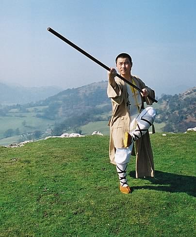 Master Xing Du During A Visit To The Welsh Mountains.