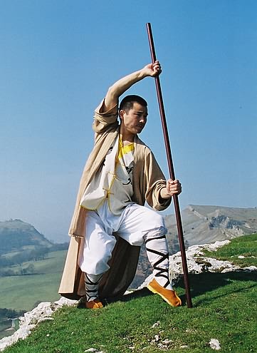 Master Xing Du During A Visit To The Welsh Mountains.