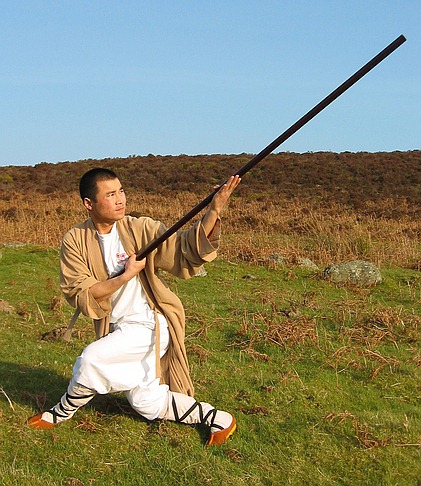 Master Xing Du During A Visit To The Welsh Mountains.