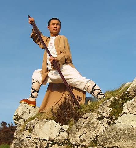 Master Xing Du During A Visit To The Welsh Mountains.