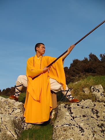 Master Xing Du During A Visit To The Welsh Mountains.