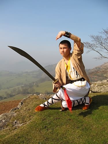 Master Xing Du During A Visit To Wales.